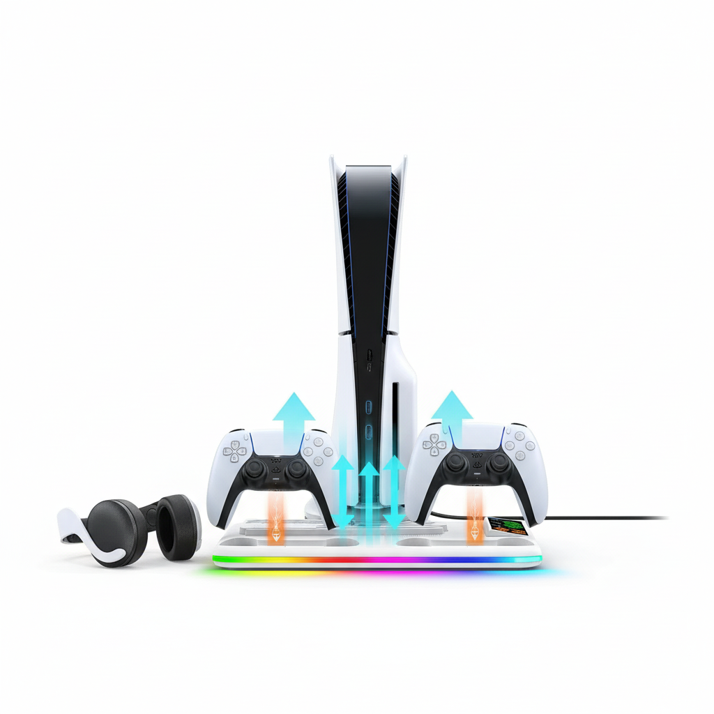 RGB Cooling Stand for PS5