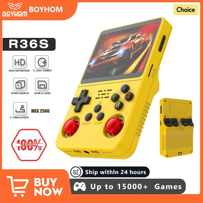 Handheld Retro Game Console – 10,000+ Classic Games