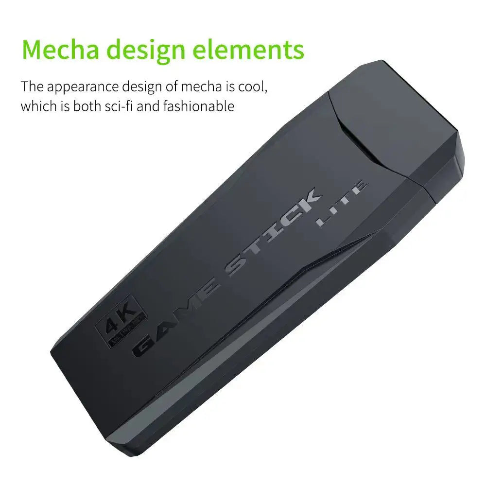 M8 Video Game Stick Lite โ 3,500+ Classic Games, 4K HD Output & Dual Wireless Controllers