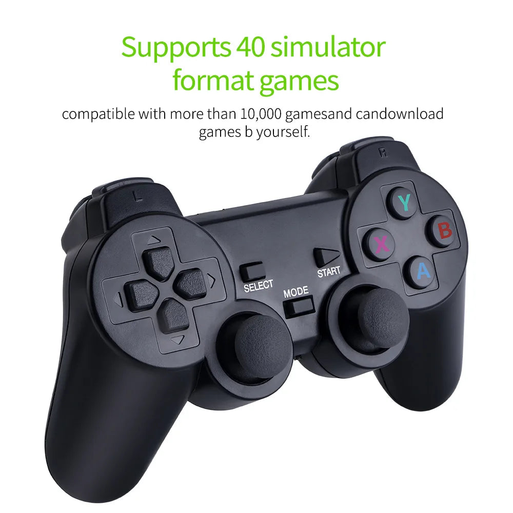 M8 Video Game Stick Lite โ 3,500+ Classic Games, 4K HD Output & Dual Wireless Controllers