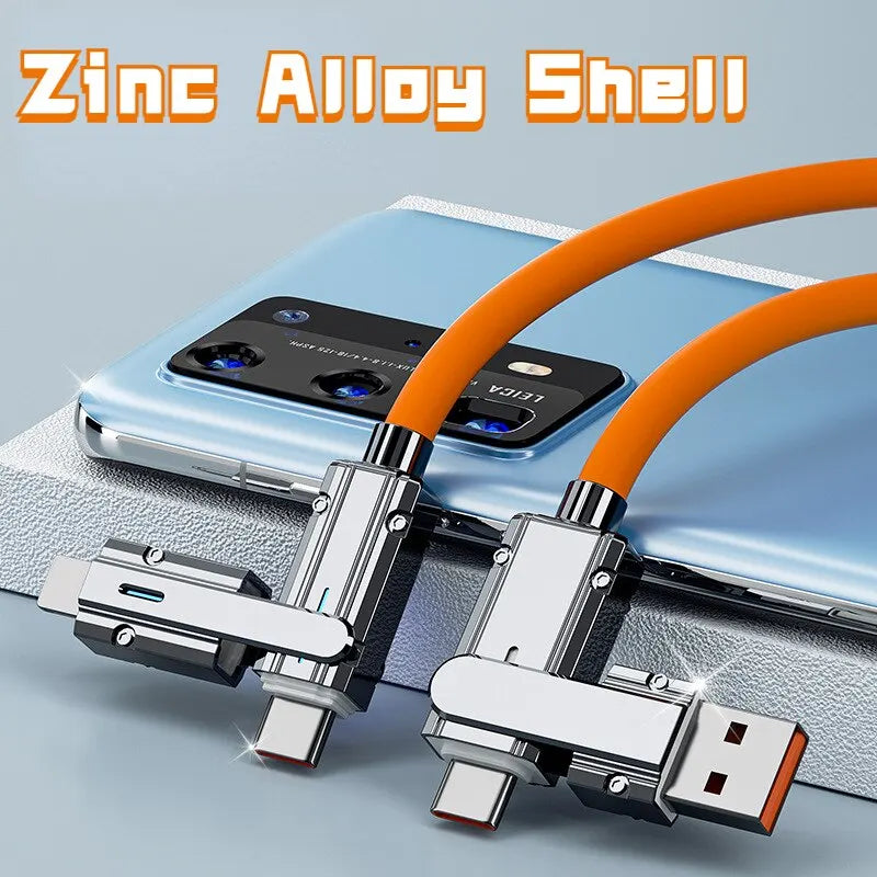 2-in-2 USB-C to USB-C + iPhone cable