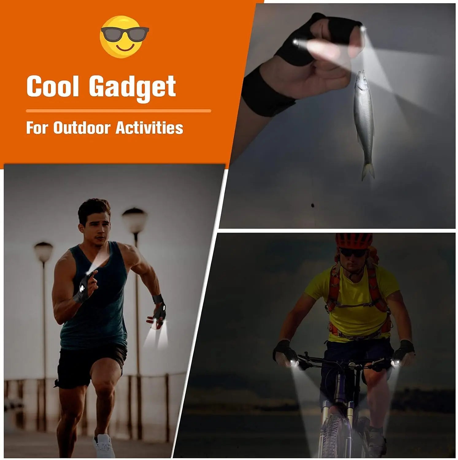 LED Flashlight Glove – Waterproof