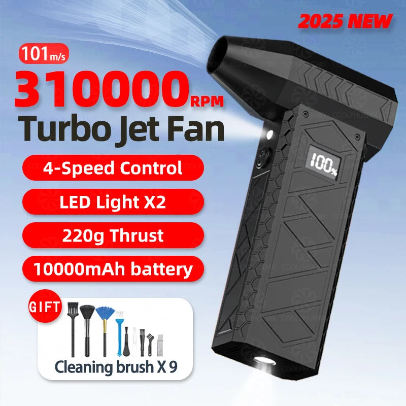 Mini Turbo Jet Fan 310,000 RPM