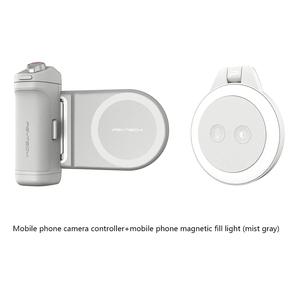 PGYTECH MagCam โ Magnetic Fill Light & Bluetooth Camera Remote for Content Creators