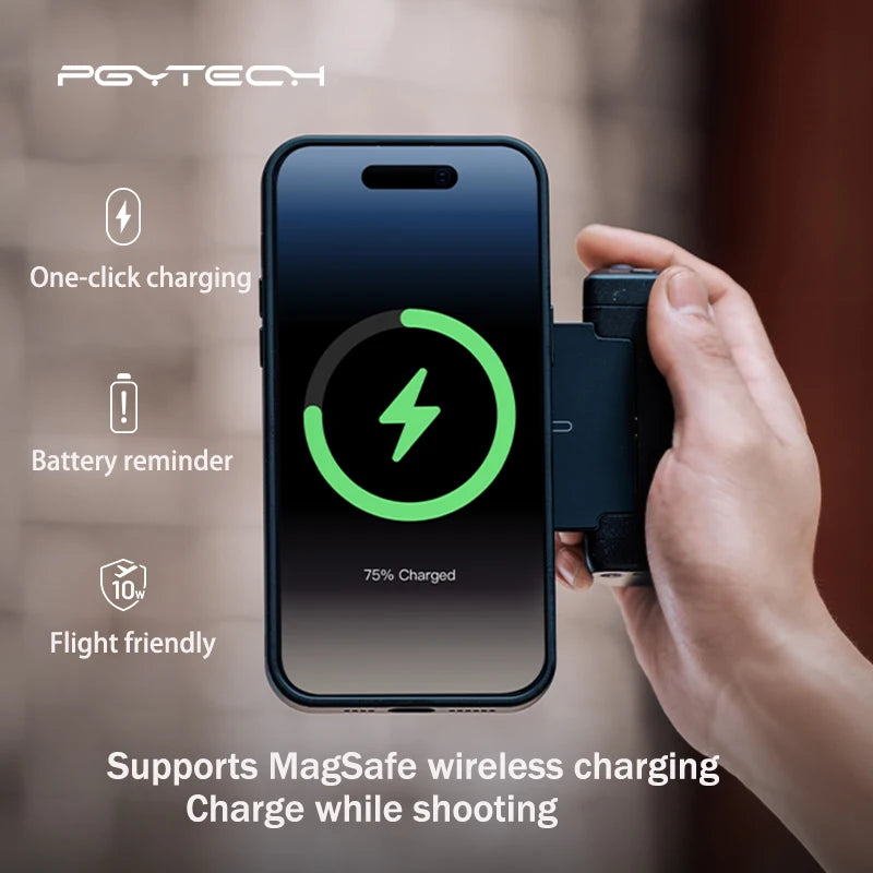 PGYTECH MagCam โ Magnetic Fill Light & Bluetooth Camera Remote for Content Creators