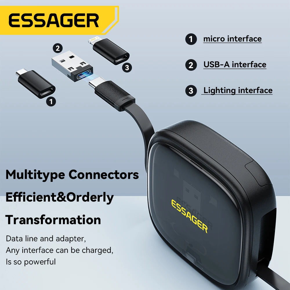 Fast Charging Storage Box Cables