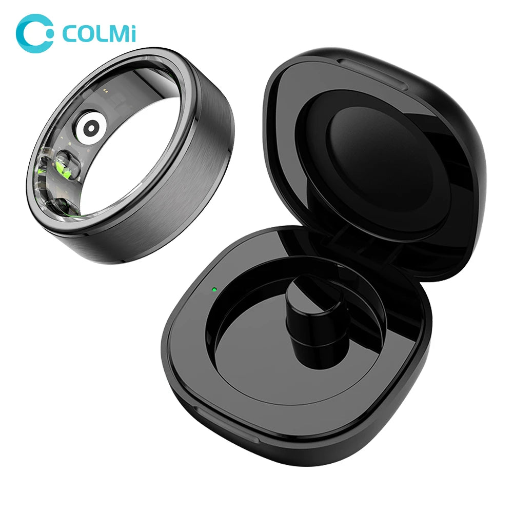 COLMI Smart Ring Health Tracker – Heart Rate, Sleep, Activity & Stress Monitor with App