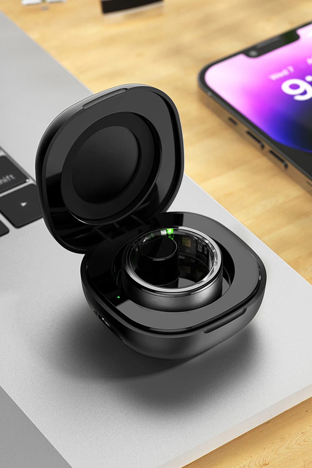 COLMI Smart Ring Health Tracker – Heart Rate, Sleep, Activity & Stress Monitor with App