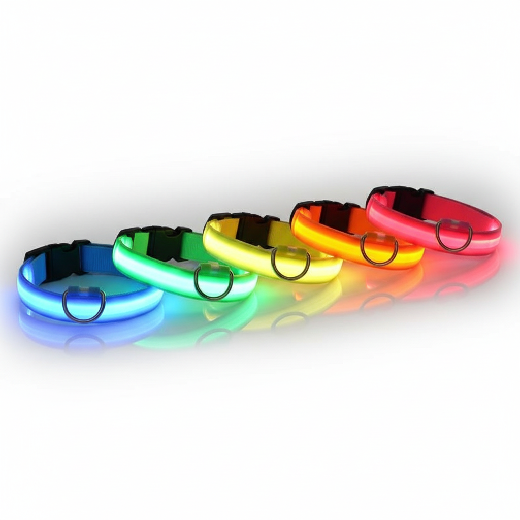 Flashing Glow In The Dark Dog Leash for Dogs