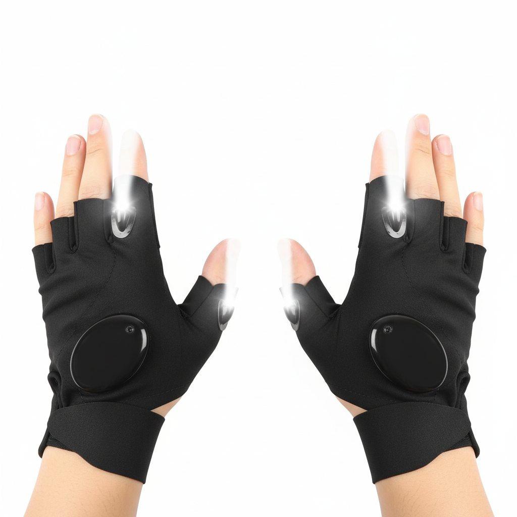 LED Flashlight Glove – Waterproof