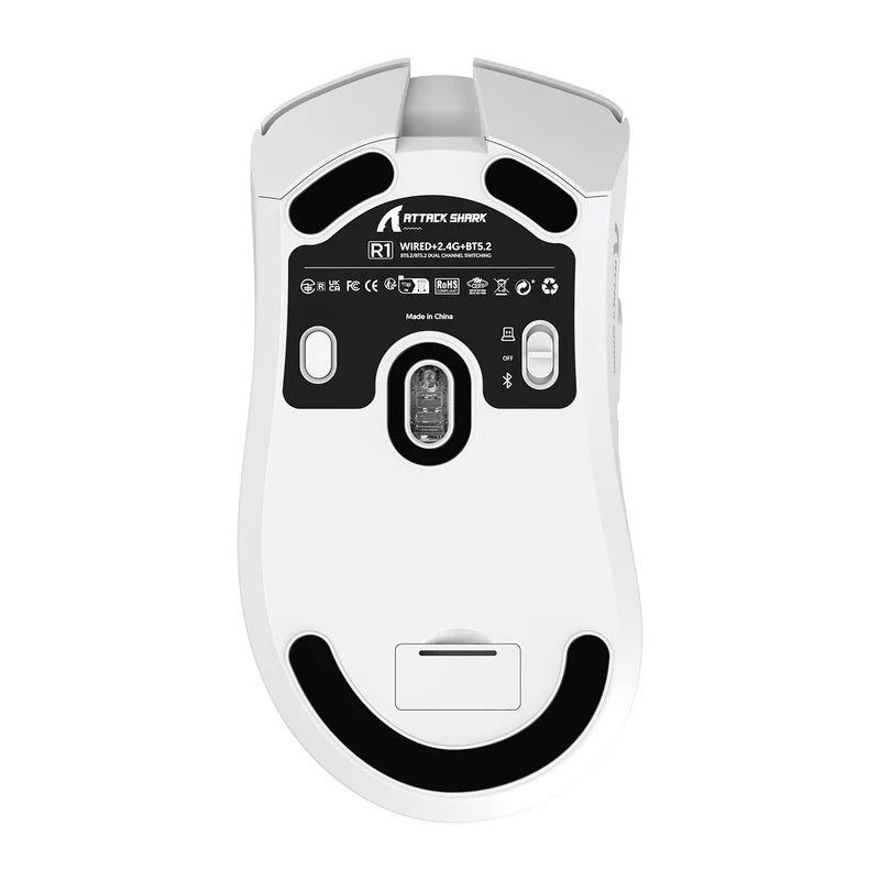 ATTACK SHARK R1 Tri-Mode Wireless Gaming Mouse