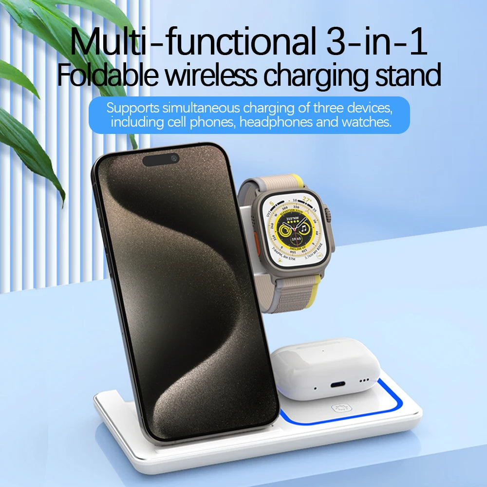 3 in 1 Wireless Charger Stand