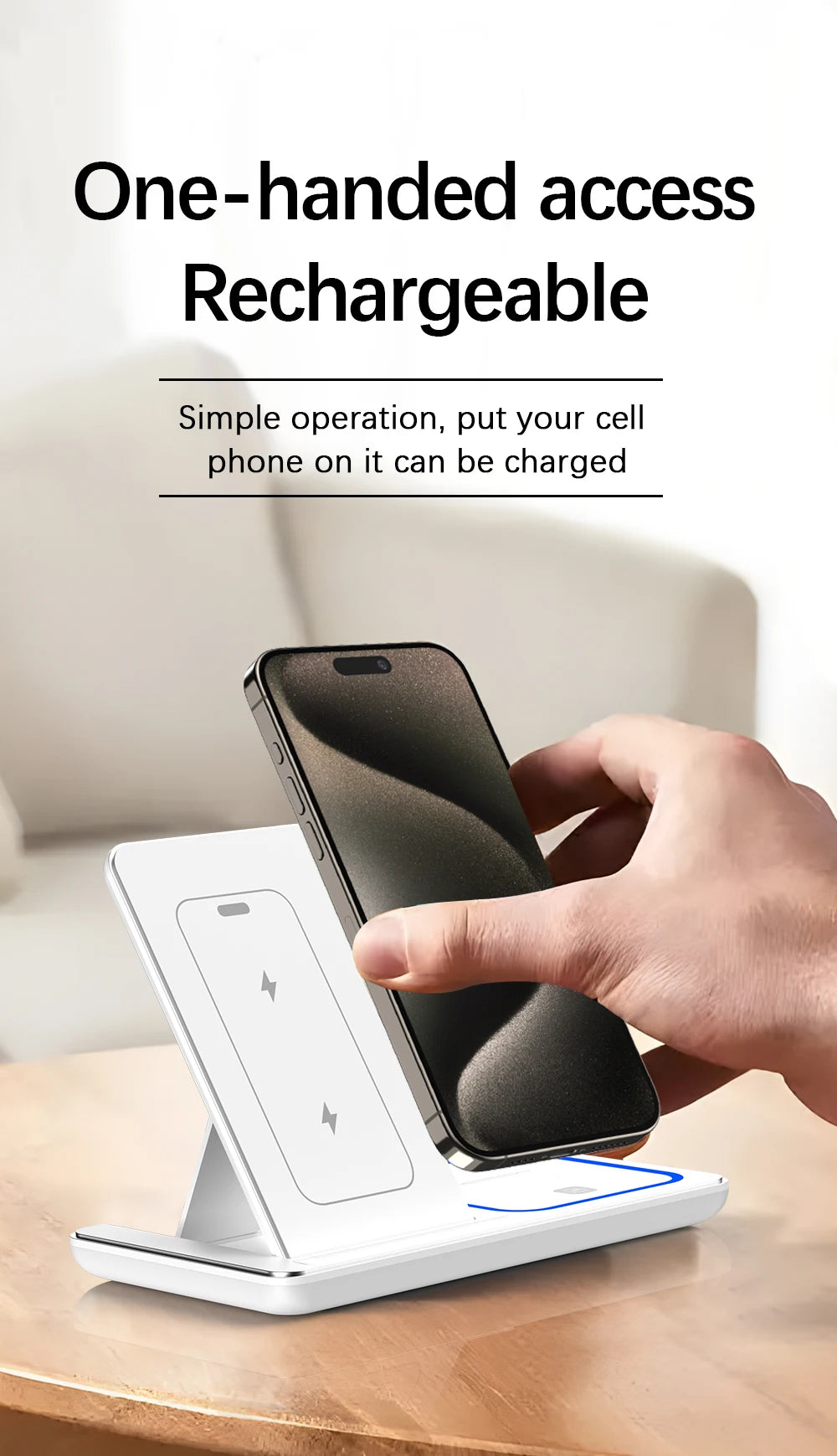 3 in 1 Wireless Charger Stand