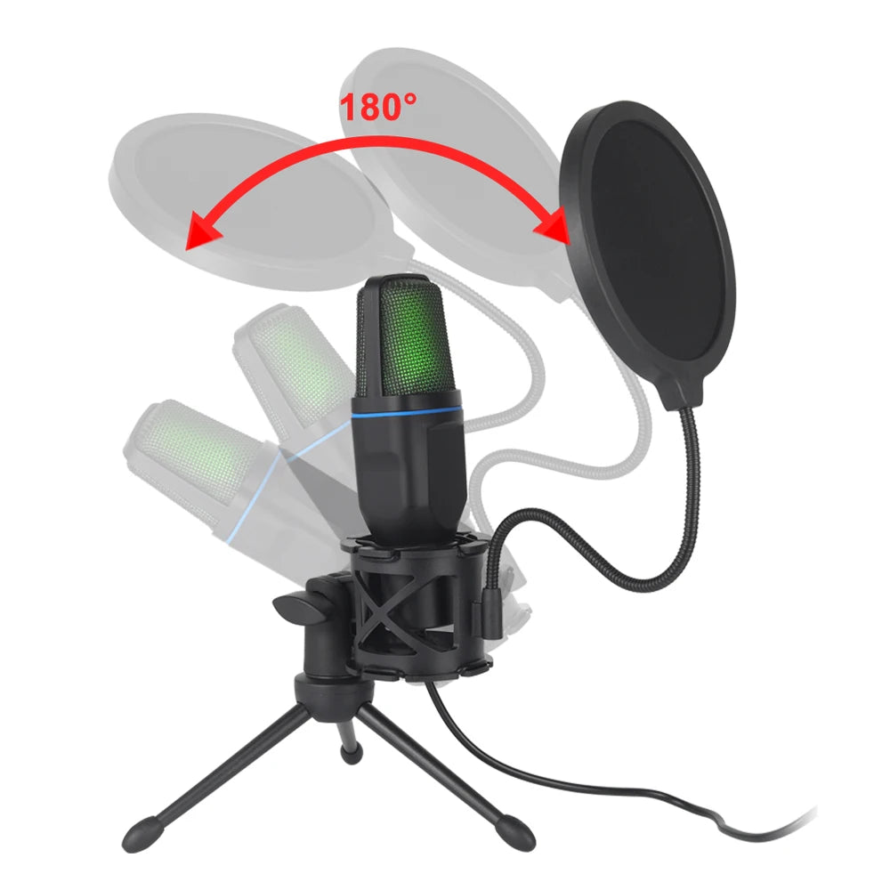 RGB Microphone Condensador
