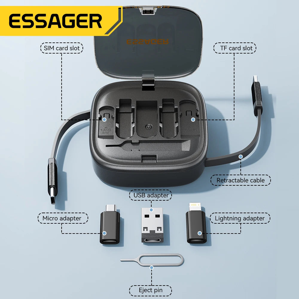 Fast Charging Storage Box Cables