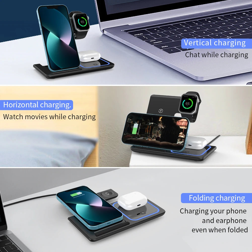 3 in 1 Wireless Charger Stand