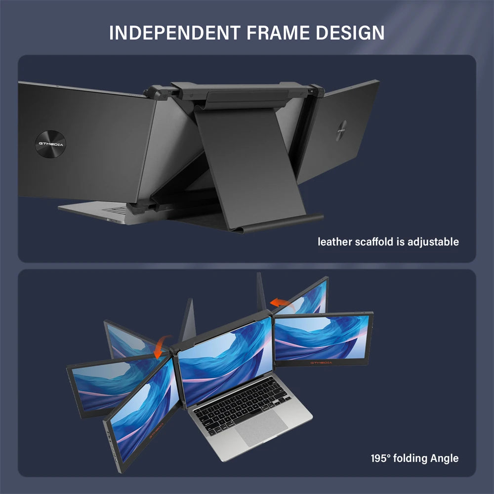 11.6" inch Dual Monitor Display