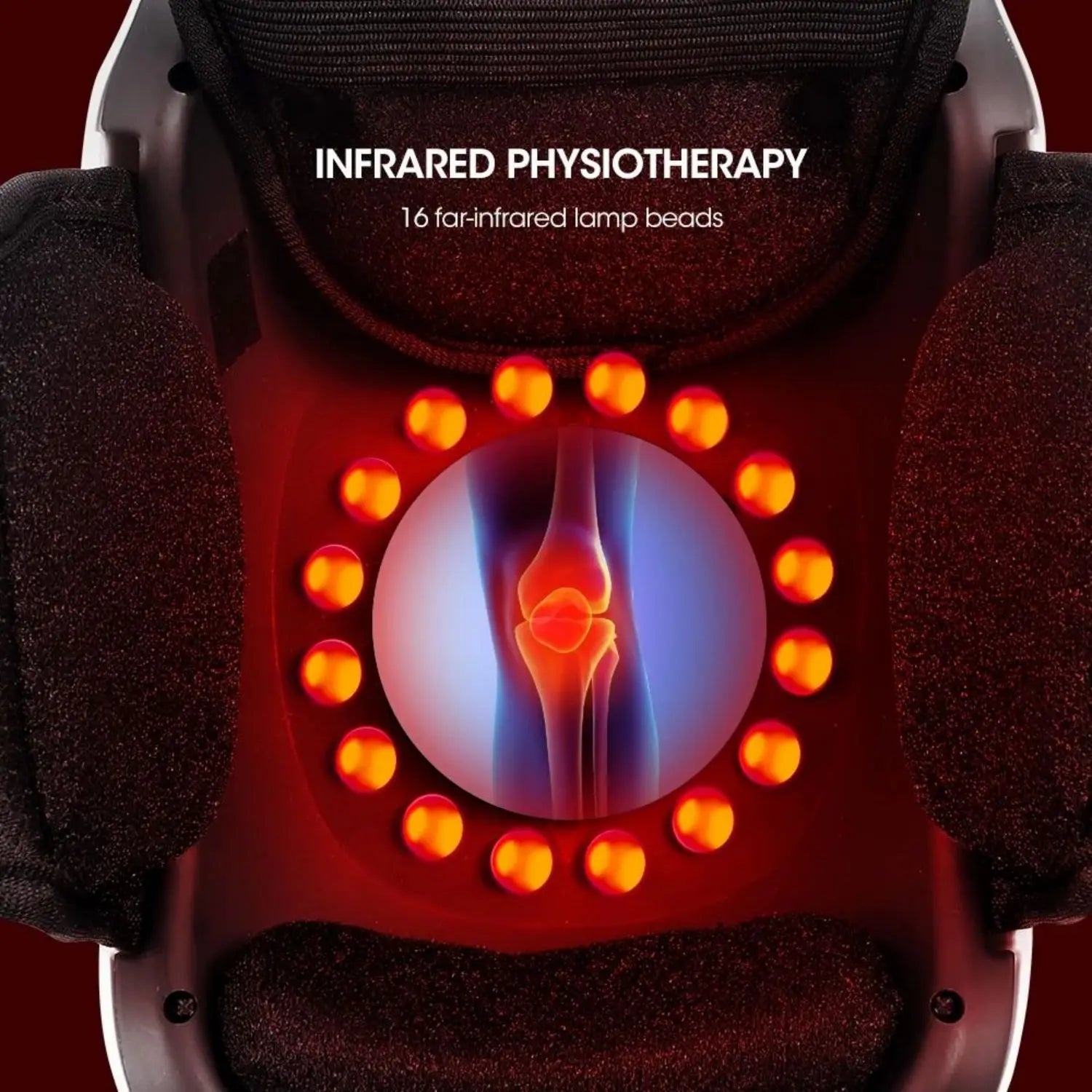 Wireless Knee Massager – Vibration, Heat & Herbal Therapy for Pain Relief & Recovery
