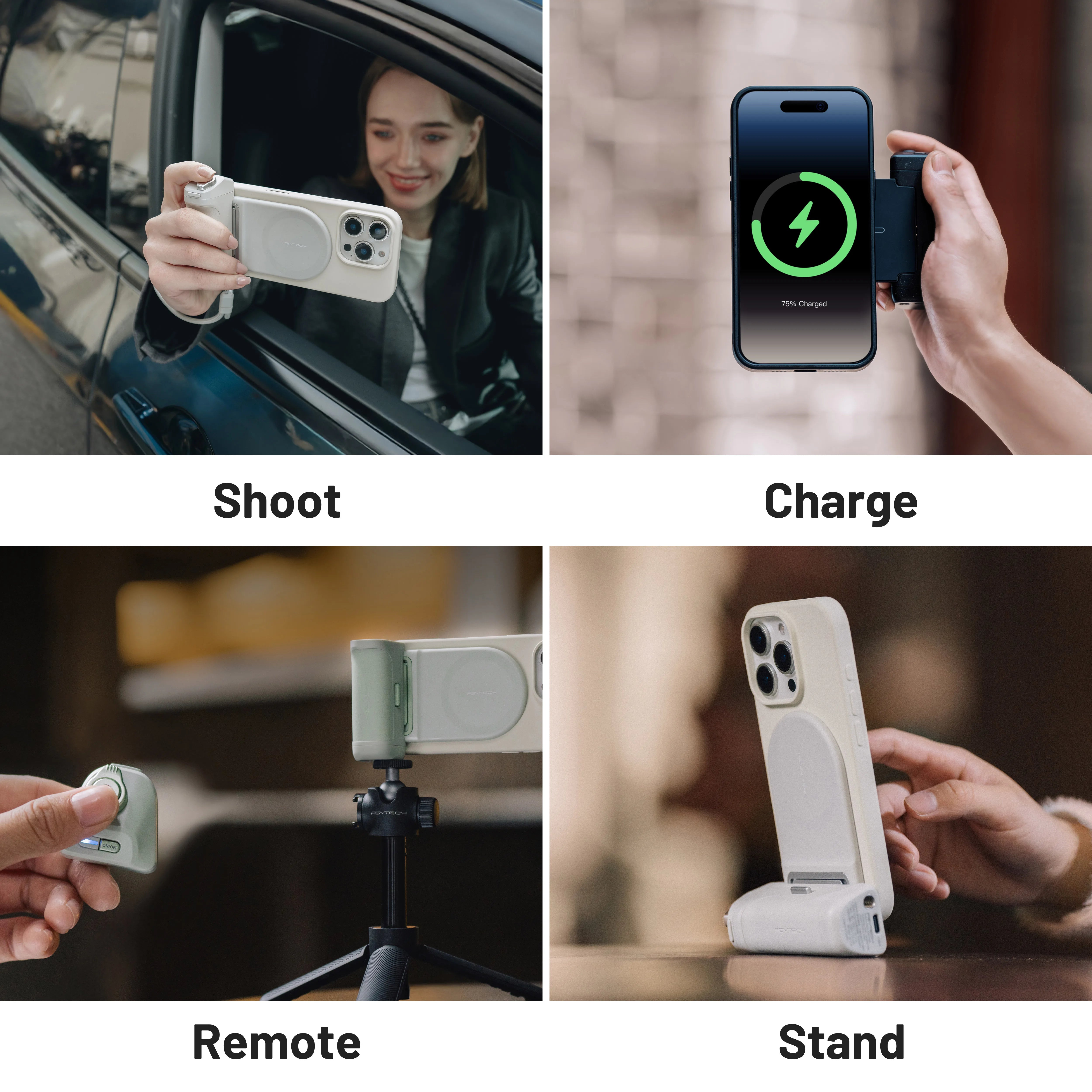 PGYTECH MagCam – Magnetic Fill Light & Bluetooth Camera Remote for Content Creators