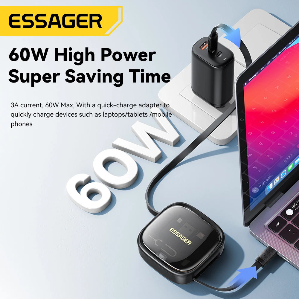 Fast Charging Storage Box Cables