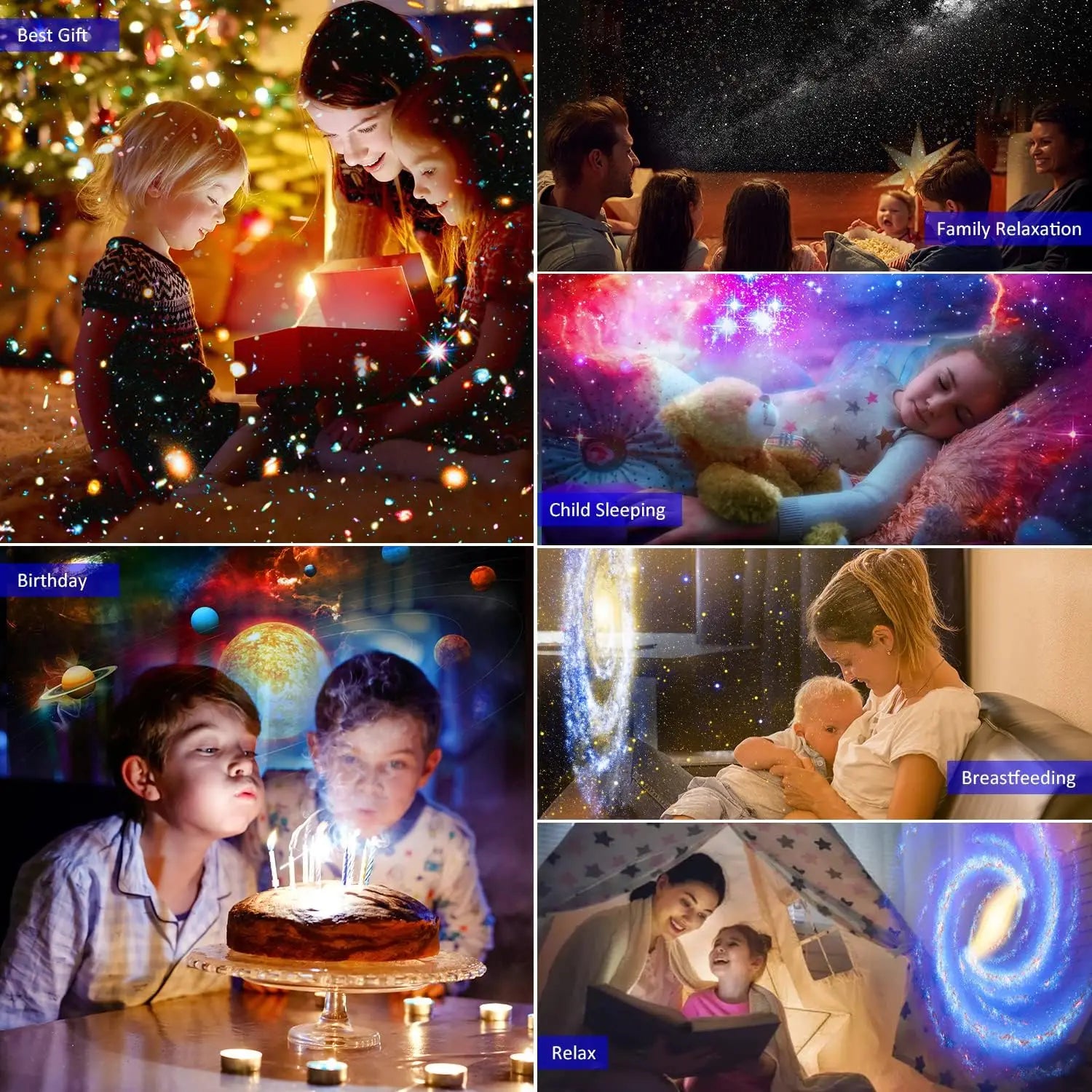 4k Star Projector Night Light