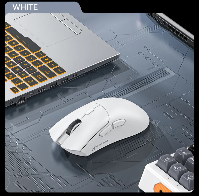 ATTACK SHARK R1 Tri-Mode Wireless Gaming Mouse