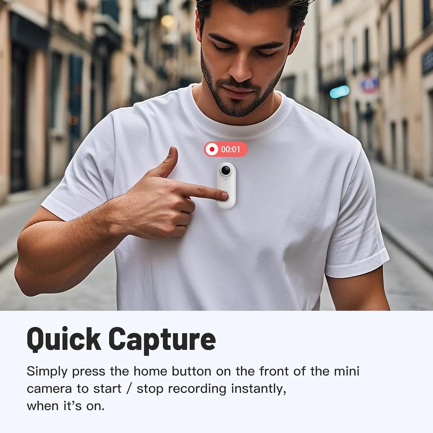 1080P Mini Wi-Fi Action Camera – Pocket-Sized HD Sports Cam