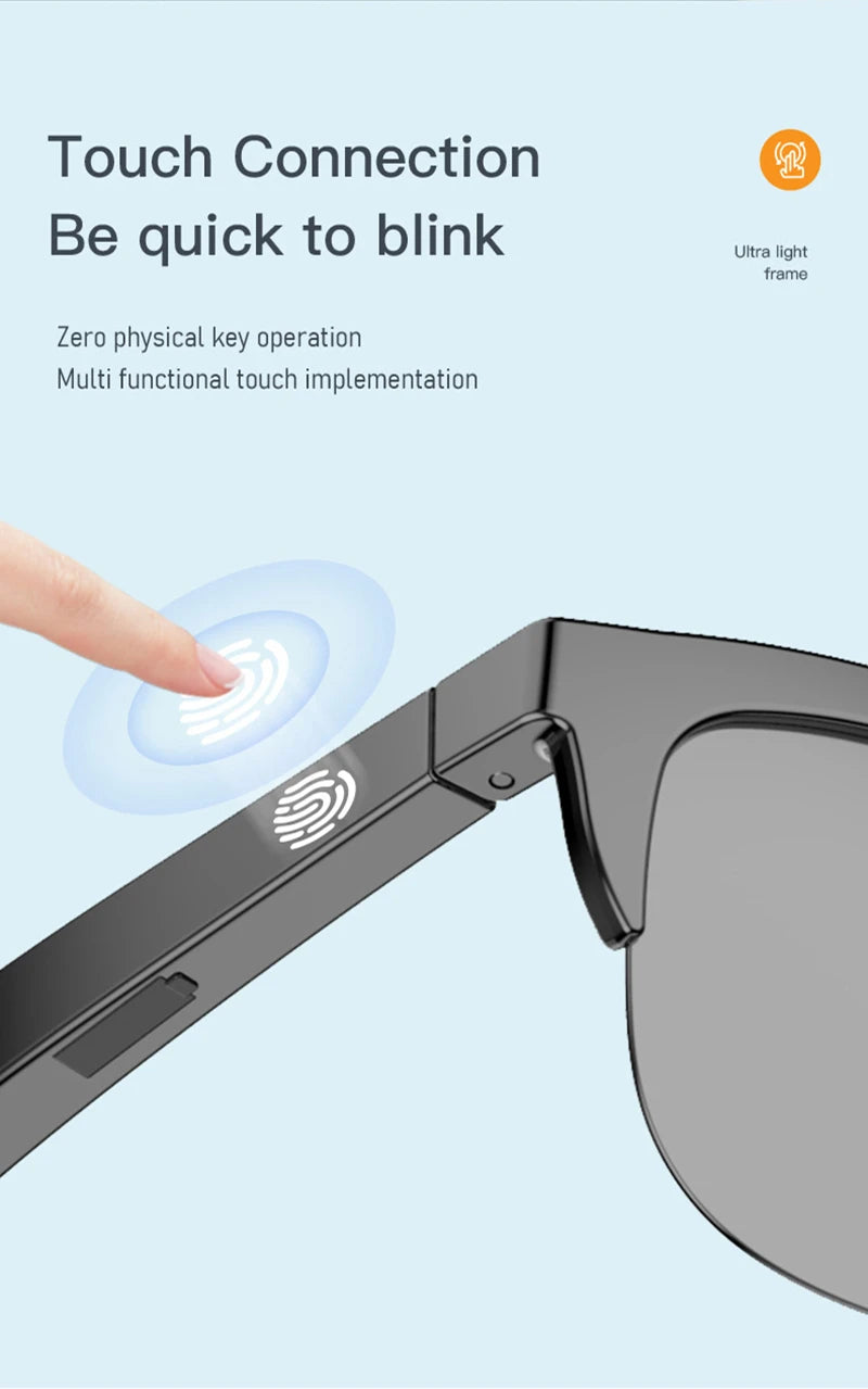 Anti UV Light Smart Sunglasses