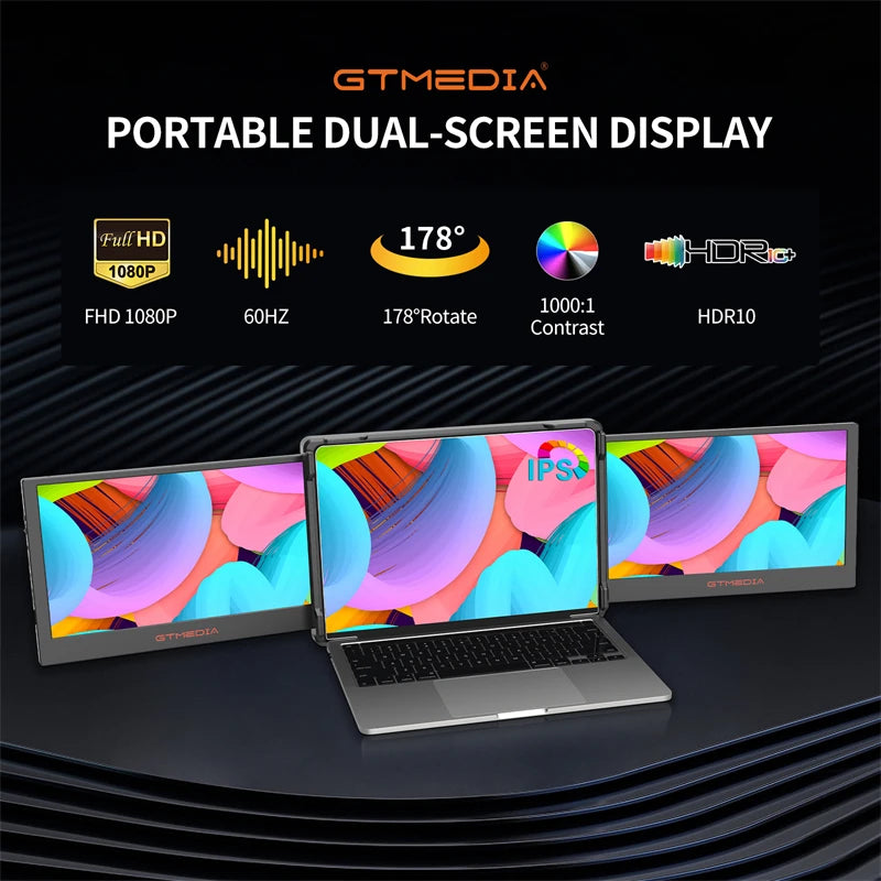 11.6" inch Dual Monitor Display